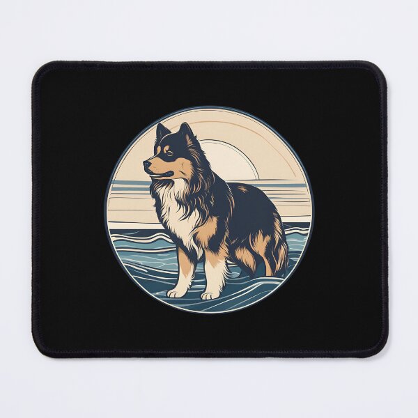 Item preview, Traveler dog in the sea Finnish Lapphund dog onwer designed and sold by GoodyPaws.