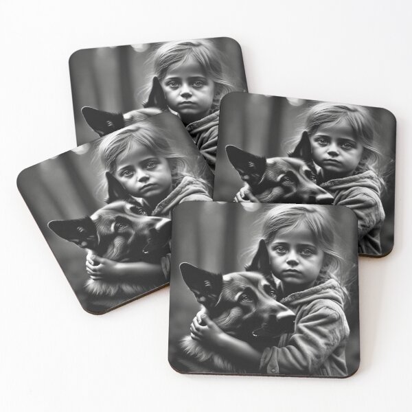 Item preview, Dog and Girl "german shepherd" designed and sold by Jbl55.