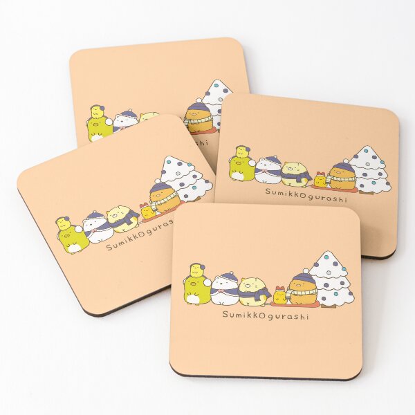 Item preview, Adorable Sumikko Gurashi winter season Character Group Illustration - Cute Kawaii Friends from Japanese Pop Culture for Fans and Collectors designed and sold by FEBRICAST.