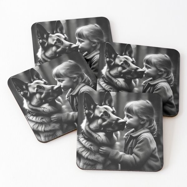 Item preview, Dog and Girl "german shepherd" designed and sold by Jbl55.