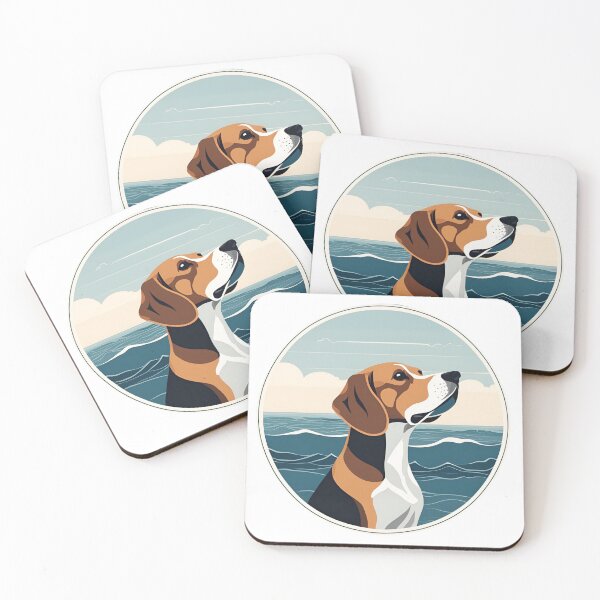 Artikelvorschau, Reisender Hund im Meer Beagle Hund Besitzer entworfen und verkauft von GoodyPaws.