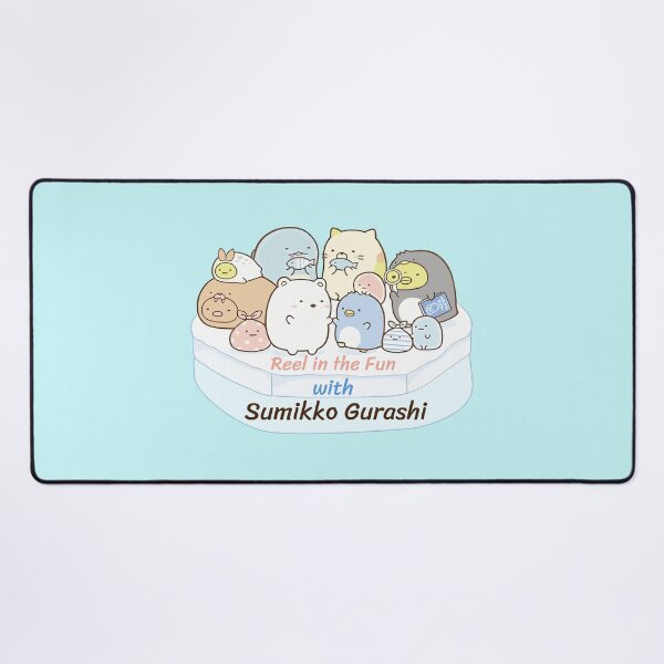 Item preview, Reel in the Fun with Sumikko Gurashi, Adorable Sumikko Gurashi Fishing Adventure, Cute Sumikko Gurashi Group Illustration designed and sold by FEBRICAST.