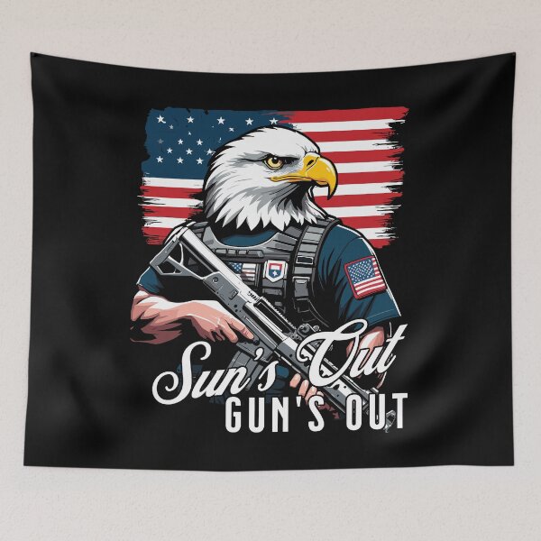 Item preview, Sun's Out Gun's Out 4th of July Independence Day designed and sold by LuminOrb.
