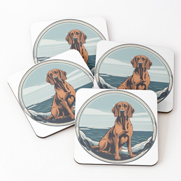 Artikelvorschau, Reisender Hund im Meer Bloodhound Hund Besitzer entworfen und verkauft von GoodyPaws.