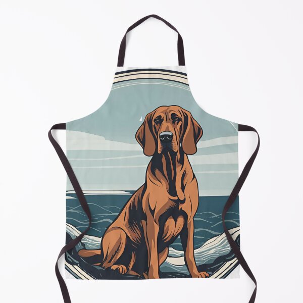 Artikelvorschau, Reisender Hund im Meer Bloodhound Hund Besitzer entworfen und verkauft von GoodyPaws.