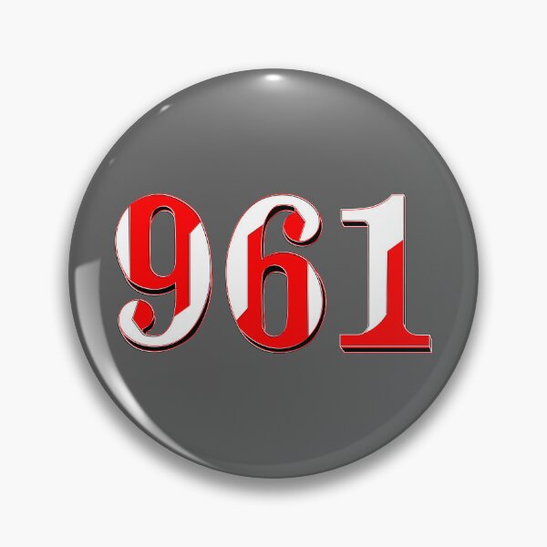 Item preview, number nine hundred and sixty one digit 961 order sequence team member age designed and sold by 4rpixs.