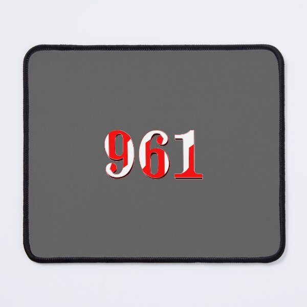 Item preview, number nine hundred and sixty one digit 961 order sequence team member age designed and sold by 4rpixs.