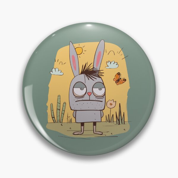 Item preview, Bad Mood Bunny | © M2-D2 designed and sold by NerdyBerlin.