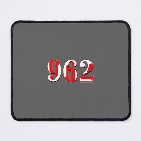 Item preview, number nine hundred and sixty two digit 962 order sequence team member age designed and sold by 4rpixs.