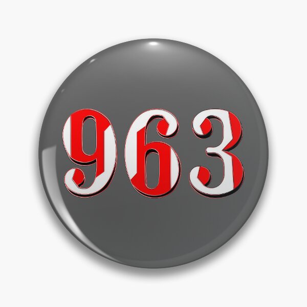 Item preview, number nine hundred and sixty  three digit 963 order sequence team member age designed and sold by 4rpixs.