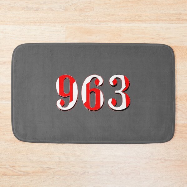 Item preview, number nine hundred and sixty  three digit 963 order sequence team member age designed and sold by 4rpixs.
