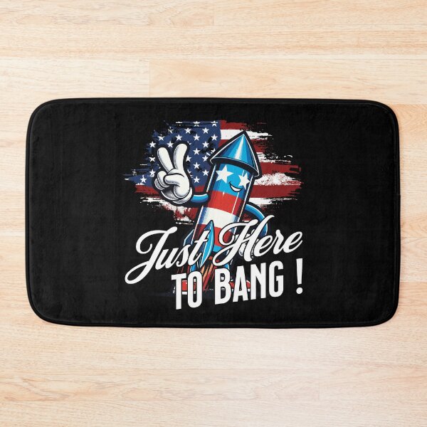 Item preview, Here to Bang Retro Vintage Design 4th of July designed and sold by LuminOrb.