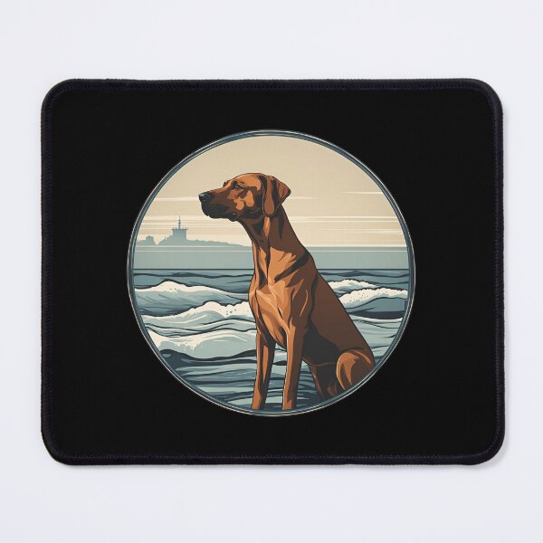 Item preview, Traveler dog in the sea Rhodesian Ridgeback dog onwer  designed and sold by GoodyPaws.