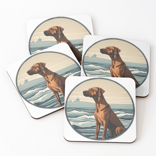 Item preview, Traveler dog in the sea Rhodesian Ridgeback dog onwer  designed and sold by GoodyPaws.