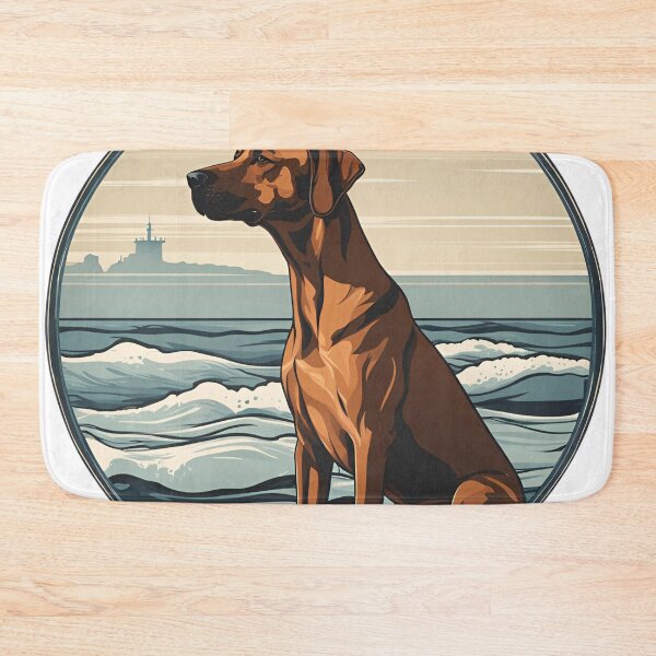 Item preview, Traveler dog in the sea Rhodesian Ridgeback dog onwer  designed and sold by GoodyPaws.