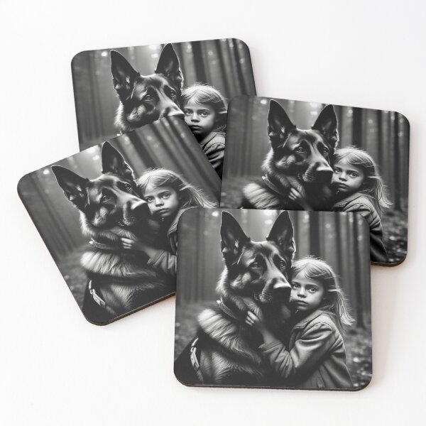Item preview, Dog and Girl "german shepherd" designed and sold by Jbl55.