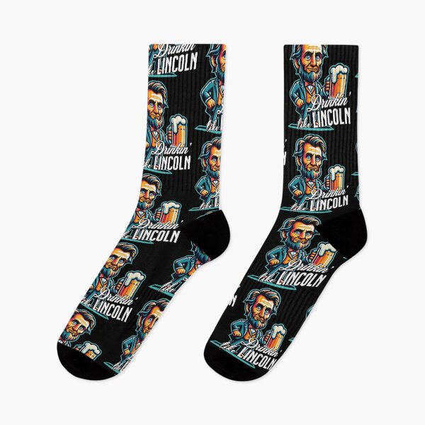 Item preview, Drinkin' Like Lincoln Retro Vintage Design designed and sold by LuminOrb.