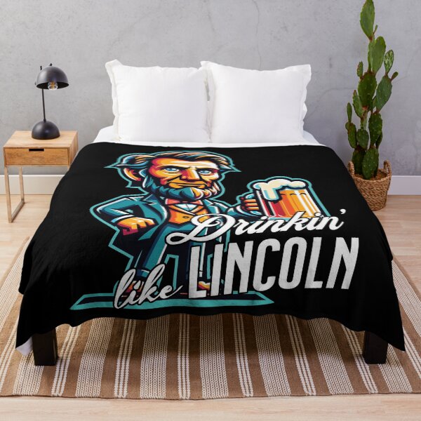 Item preview, Drinkin' Like Lincoln Retro Vintage Design designed and sold by LuminOrb.