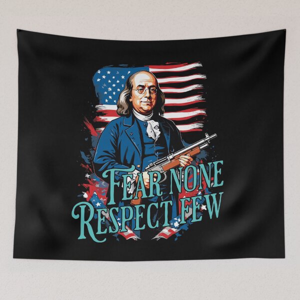 Item preview, Fear None Respect Few Independence Day Patriotic designed and sold by LuminOrb.