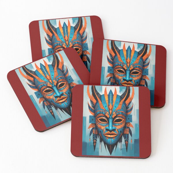 Item preview, An Abstract Cubism-Inspired Design Depicting An Ancient African Mask designed and sold by Adelberton.