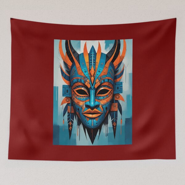 Item preview, An Abstract Cubism-Inspired Design Depicting An Ancient African Mask designed and sold by Adelberton.
