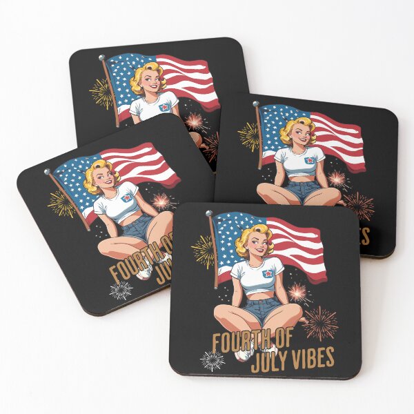 Item preview, 4th July Vibes Independence American Flag designed and sold by LuminOrb.