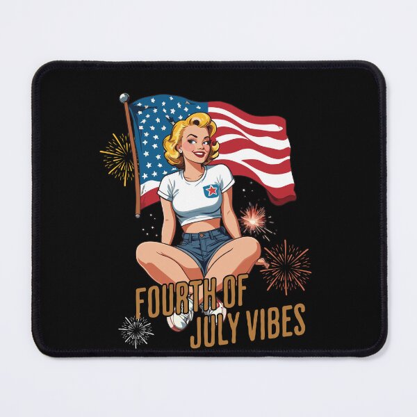 Item preview, 4th July Vibes Independence American Flag designed and sold by LuminOrb.
