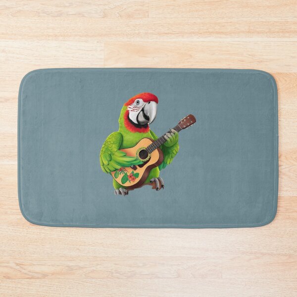 Item preview, parrot parrot plays guitar designed and sold by artchic4you.