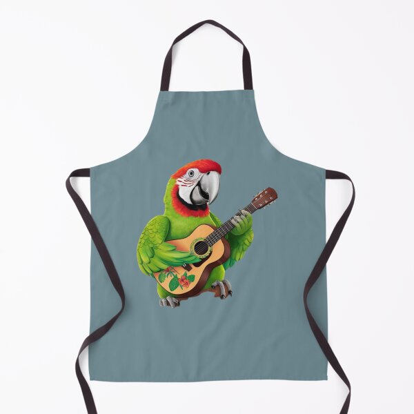 Item preview, parrot parrot plays guitar designed and sold by artchic4you.