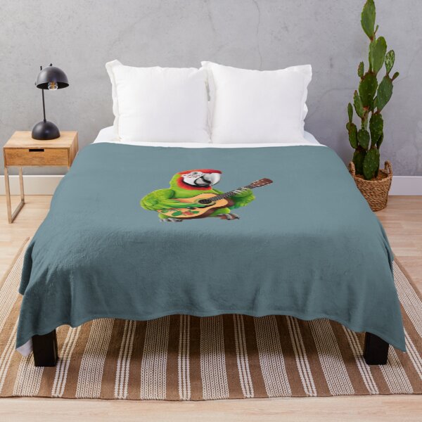 Item preview, parrot parrot plays guitar designed and sold by artchic4you.