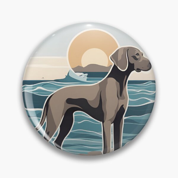 Item preview, Traveler dog in the sea Weimaraner dog onwer  designed and sold by GoodyPaws.