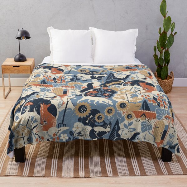 Item preview, Hide and Seek Garden - Rebel Blue designed and sold by appleyards.