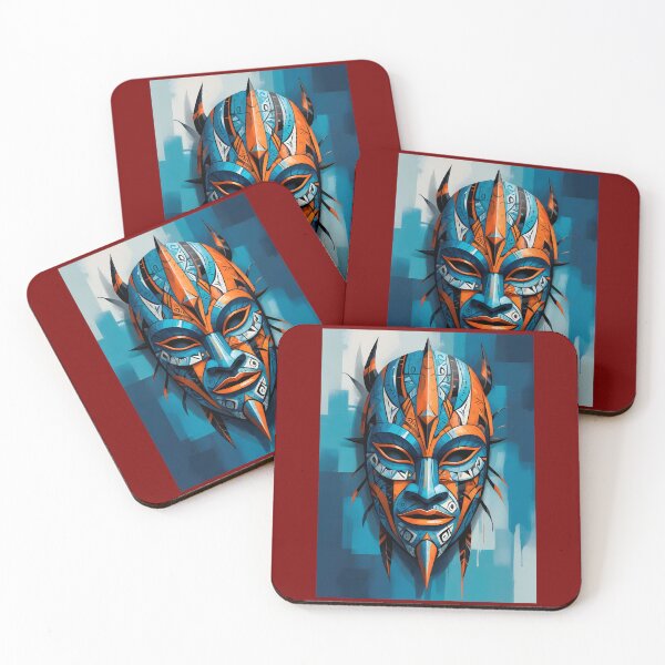 Item preview, An Abstract Cubism-Inspired Design Depicting An Ancient African Mask designed and sold by Adelberton.