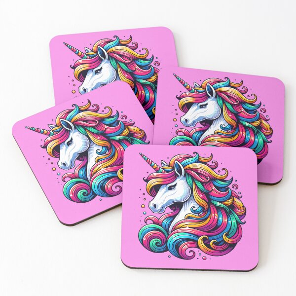 Item preview, Unicorn with colorful strands of hair designed and sold by KaitoArtDesigns.