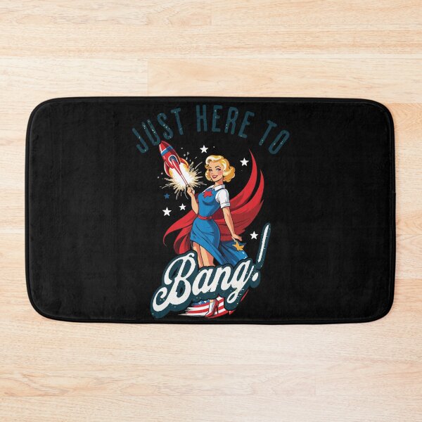 Item preview, Here to Bang Retro Vintage Design Funny Fireworks designed and sold by LuminOrb.