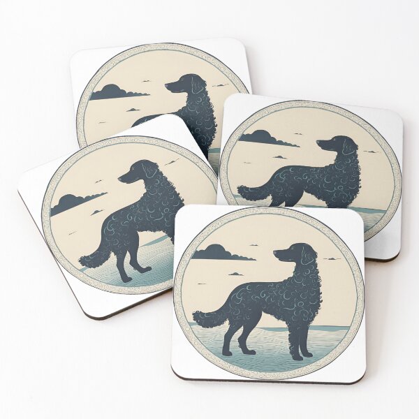 Item preview,  Traveler dog in the sea Curly Coated Retriever dog onwer  designed and sold by GoodyPaws.
