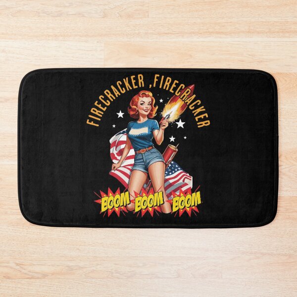 Item preview, Firecracker Girl Retro Vintage Design designed and sold by LuminOrb.