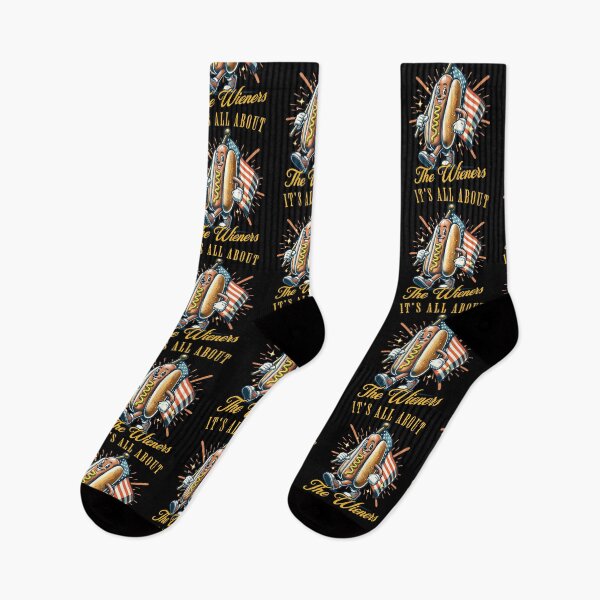 Item preview, All About Wieners Retro Vintage Design 4th July designed and sold by LuminOrb.