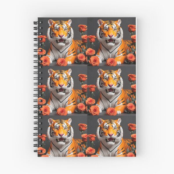 Item preview, Orange Tiger With Roses designed and sold by Burkae.