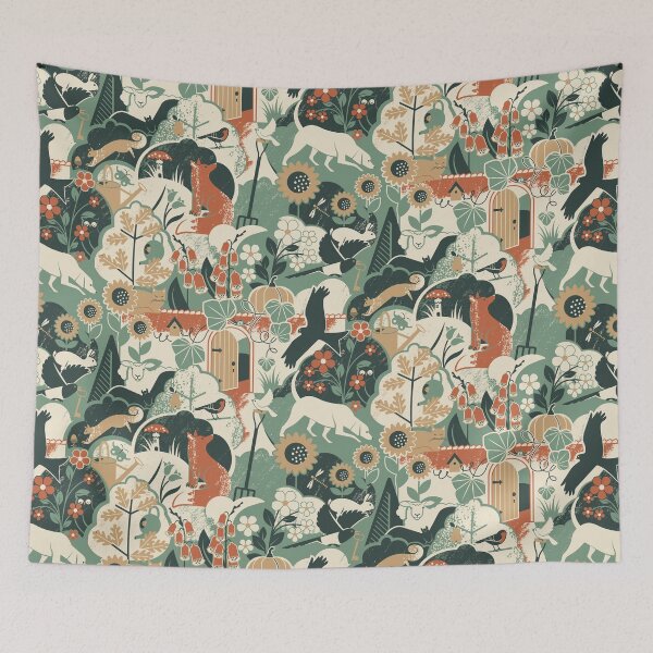 Item preview, Hide and Seek Garden - Parsley Snips Green designed and sold by appleyards.