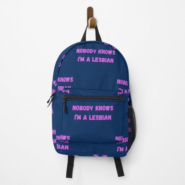 Item preview, Nobody Knows Im A Lesbian. Subte Genderqueer Lesbian designed and sold by Rebel-Design.