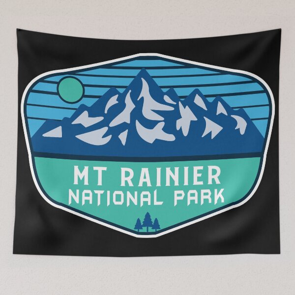 Item preview,  Mt Rainier National Park-Vintage designed and sold by graphic-map.