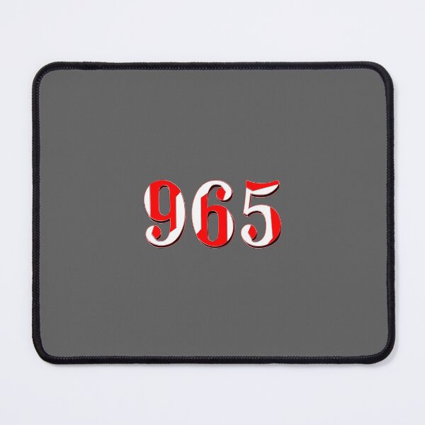 Item preview, number nine hundred and sixty five digit 965 order sequence team member age designed and sold by 4rpixs.