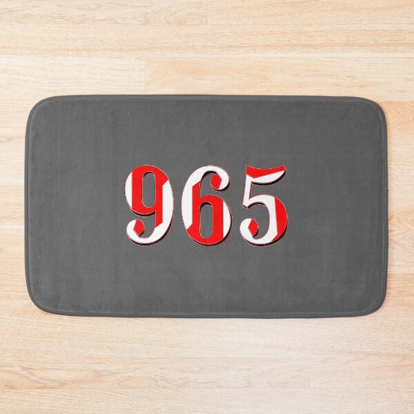 Item preview, number nine hundred and sixty five digit 965 order sequence team member age designed and sold by 4rpixs.