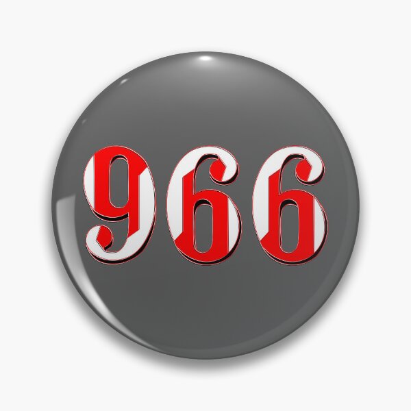 Item preview, number nine hundred and sixty six digit 966 order sequence team member age designed and sold by 4rpixs.