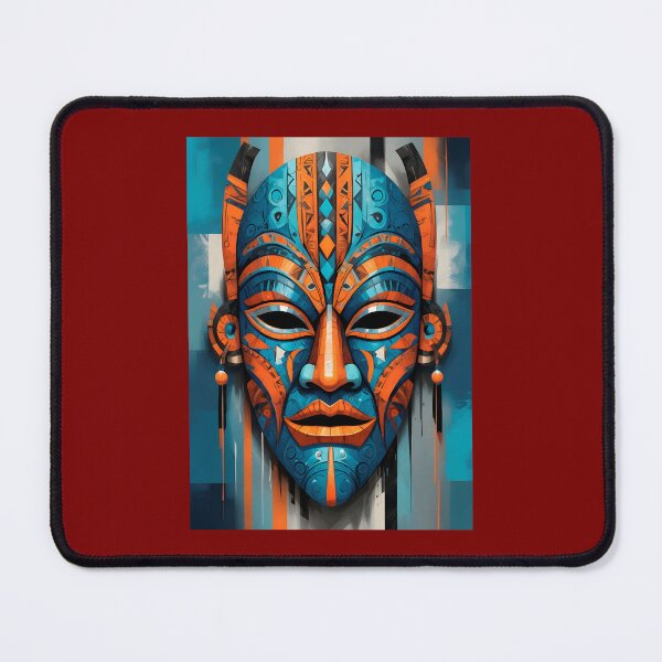 Item preview, An Abstract Cubism-Inspired Design Depicting An Ancient African Mask designed and sold by Adelberton.