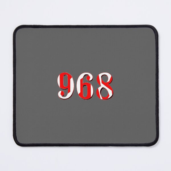 Item preview,  number nine hundred and sixty eight digit 968 order sequence team member age designed and sold by 4rpixs.
