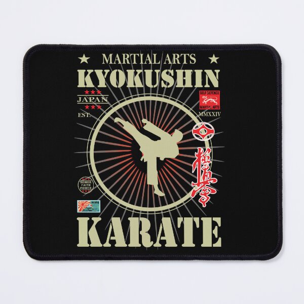 Item preview, Noble Kyokushin Karate - With Kanji and Golden Writing and Symbol designed and sold by RetroMaritalArt.