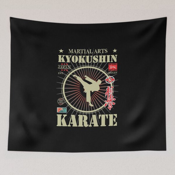 Item preview, Noble Kyokushin Karate - With Kanji and Golden Writing and Symbol designed and sold by RetroMaritalArt.
