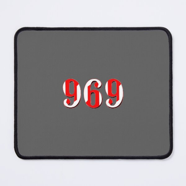 Item preview, number nine hundred and sixty nine digit 969 order sequence team member age designed and sold by 4rpixs.